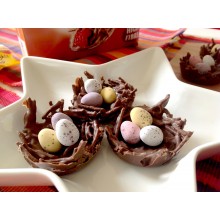 Украшение шоколадное "Яйца перепелиные" 3 шт